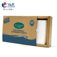 Bandes de lessive solides jetables biodégradables et écologiques