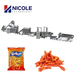 Nova Condição Automática Pequenos Cheetos Fritos Niknaks Milho Snack Food Extrusora Máquina