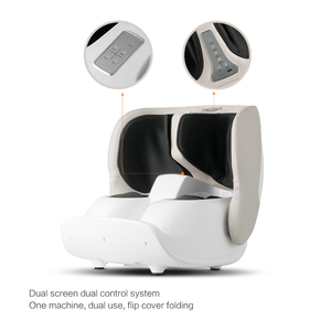 DARIUS Alivio De La fascitis plantar Circulación <span class=keywords><strong>Shiatsu</strong></span> Amasado profundo Vibrador Masajeador de pies y pantorrillas para compresión de estrés - Product Image 5