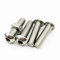 M2 ~ M6 Kit d'assortiment de boulons à écrou en acier inoxydable 304 vis à tête cylindrique à six pans creux pour machine métrique à bois bricolage
