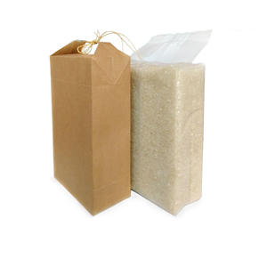 Hochwertige haltbare braune natürliche Reiss äcke Kraft papier getrocknete Lebensmittel verpackungs beutel - Product Image 3
