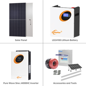 Système d'énergie solaire hors réseau Jsdsolar 1kW 2kW 3kW 4kW, kit complet de système d'énergie solaire, énergie renouvelable Jsdso - Product Image 2