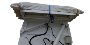 CHANGCHI-<span class=keywords><strong>Remolque</strong></span> volquete inclinado de Australia, <span class=keywords><strong>remolque</strong></span> volquete de alta calidad de 3 ejes, 45T, semirremolque volquete lateral con lona enrollable eléctrica - Product Image 4