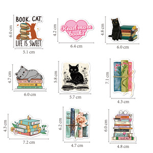 50 Stuks Boek <span class=keywords><strong>Stickers</strong></span> Voor Kinderen Boek Liefhebber Sticker Accessoires Geschenken Voor Kinderen Tieners Volwassenen Waterdichte Sticker Voor Laptop Flessen - Product Image 3