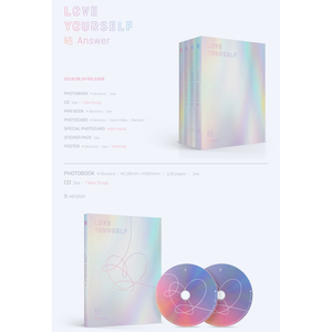 BTS Love Yourself Answer 5th Mini Album CD Música Pop Coreana Formato Papel y Plástico - Product Image 2