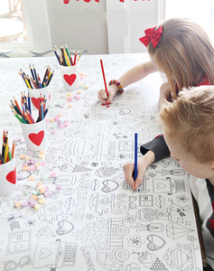 Mantel de PVC para niños de diseño personalizado, pintura de papel de Color, mantel de billar, cepillo de inteligencia para niños, cubierta de mesa de nuevo diseño - Product Image 4