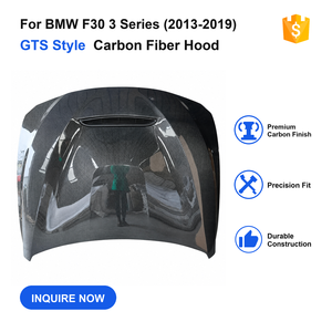 Cofano in Fibra di Carbonio con Presa d'Aria per BMW Serie 3 F30 2013-2019, Stile GTS, Cofano Anteriore F30 GTS - Product Image 1