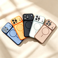 Funda Híbrida Rígida y Suave de Lujo al por Mayor, Doble Color, Magnética 2 en 1, TPU+PC, Antigolpes, Impermeable, Antihuellas, para iPhone 17 Pro Max