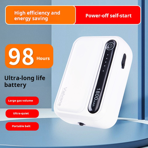 <span class=keywords><strong>Aquarium</strong></span> portable en plastique de forme carrée de 20 L avec <span class=keywords><strong>pompe</strong></span> à oxygène écologique de 5 W pour une utilisation en extérieur - Product Image 2