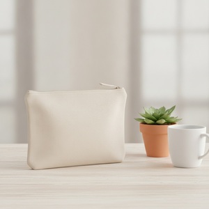 Estuche para Lápices de Lona, Grande y Plano, 30x13cm, 8oz, con Cierre, Logotipo Personalizado Impreso, para Marcadores, Arte, Clases, Escuela, Pedidos al por Mayor - Product Image 2