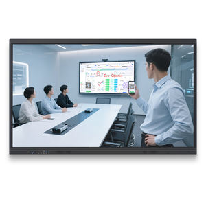 Pizarra Inteligente Interactiva de 65 Pulgadas con Aplicaciones de <span class=keywords><strong>Google</strong></span> <span class=keywords><strong>Chrome</strong></span> y <span class=keywords><strong>YouTube</strong></span> para Conferencias y Reuniones en Línea - Product Image 1