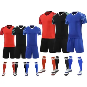 Soccer Uniform supplier Thermal Transfer Printing Football Jersey Breathable Soccer Jersey