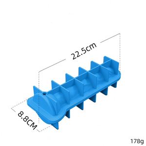 Moule à glaçons en silicone de qualité alimentaire, grand bac à glaçons flexible avec entonnoir pour whisky, fêtes et farces, compatible congélateur - Product Image 2