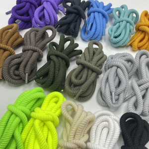 Cordon tressé 100 % polyester, écologique, haute ténacité, rond, 5 mm, corde cirée pour sacs, vêtements, chaussures, bricolage, textiles de maison - Product Image 1