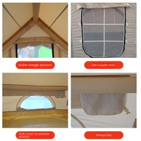 Tente gonflable familiale pour le camping, maison gonflable imperméable à deux chambres, personnalisée pour plusieurs personnes, 2025