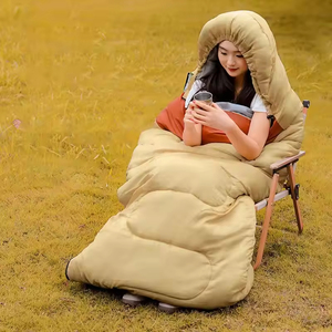 Sac de couchage enveloppant en coton creux imperméable pour adulte, idéal pour le camping, la randonnée et les voyages – Vente en gros à prix réduit - Product Image 2