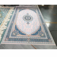 Maschinell Bedruckter Nylon-Teppich Großer Wohnzimmerteppich mit Blumenmuster Hohe Qualität Großhandelspreis