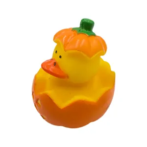 Squeaky Toy 2022 New Eco-friendly Vinyl Duck Toys Interactive Squeaky Pet Toy Animal Pet Toys