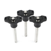 Grossiste OEM 113.8 Goupille de verrouillage à bouton PA en acier inoxydable AISI 420 630, Goupille à dégagement rapide à bille, Goupilles à dégagement rapide à bille