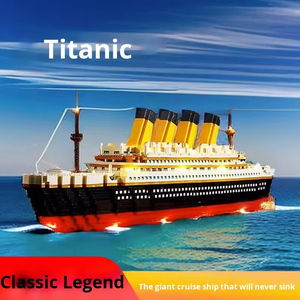 Bán Buôn Trẻ Em Của <span class=keywords><strong>Micro</strong></span>-Hạt DIY Xây Dựng Khối Thiết Lập 3D Titanic Tàu Du Thuyền Mô Hình Lớn <span class=keywords><strong>Micro</strong></span>-Hạt Câu Đố Làm Bằng Nhựa - Product Image 5