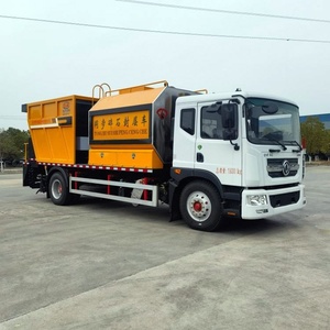 Factory Low Price Dongfeng Asphalt Distributor Chip Sealer Truck Crushed <b>Stone</b> Sealing Synchronous Chip Sealer Truck - Product Image 3