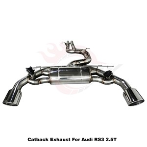 Escape Deportivo Vortex de Acero Inoxidable con Válvula Electrónica para Audi RS3 2.5T Edición 2016-2024 - Product Image 2