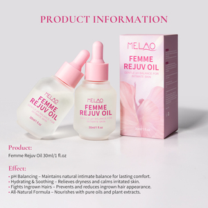 OEM ODM Minyak Intim Alami Berbasis Tumbuhan Solusi Penghalus Perawatan Rambut Tumbuh Ke Dalam untuk Kulit Sensitif - Product Image 6