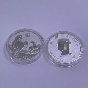 2026 Jahr des Pferdes Australische 1-Unzen-Silbermünzen-Kollektion Kupfer- und Silbermünzen Metallhandwerk Sammlerstück Geschenk - Product Image 3