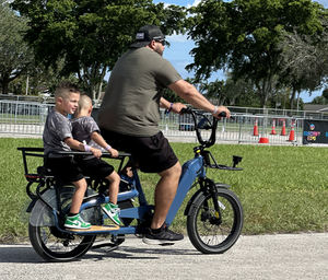 Bicicletta Elettrica Cargo OEM Long Tail 2025 48v 750w ad Alta Potenza e Grande Capacità di Carico - Product Image 5