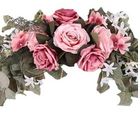 Couronne de porte décorative vintage chinoise en soie faite à la main avec feuilles d'eucalyptus artificielles pour mariage et décoration intérieure – Vente en gros