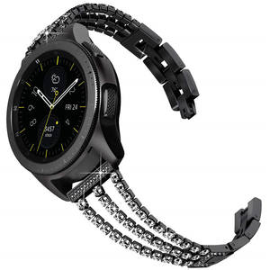 Bracelet de luxe pour <span class=keywords><strong>femme</strong></span> Bracelet de montre pour <span class=keywords><strong>Samsung</strong></span> Galaxy <span class=keywords><strong>Gear</strong></span> <span class=keywords><strong>s3</strong></span> Huawei Bracelet de montre en acier inoxydable en alliage de diamant - Product Image 6