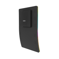 Moniteurs personnalisés de type J Rgb 4K de 43 pouces, écran tactile incurvé à montage mural, écran publicitaire, écran Lcd