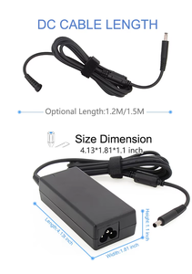 OEM/ODM 19.5V 3.34A 65W Laptop AC <b>Adapter</b> DC Power Supply with OTP OVP Fireproof Protection 4.5x3.0mm Pin for De PD3.0 QC4.0 - Product Image 6