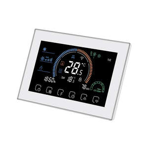 Beca-Termostato Inteligente PARA EL Hogar, Dispositivo Inteligente con WiFi, Modbus y Pantalla Táctil, Normalmente Programable, Ideal para Ventiladores de Ahorro de Energía de Hospitales, 2 Unidades - Product Image 1