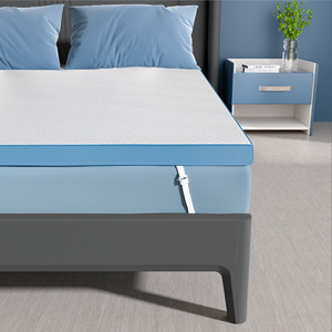 Surmatelas en mousse souple, respirant, rafraîchissant, avec housse en tissu durable en fibre de polyester, design contemporain, pour hôpital et chambre à coucher - Product Image 2