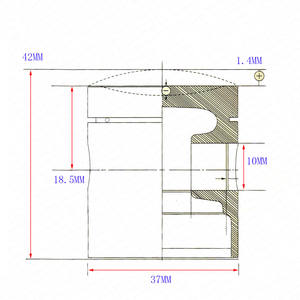 Kit de segments de Piston 37mm 10mm 39CC pour <span class=keywords><strong>Pocket</strong></span> <span class=keywords><strong>Bike</strong></span> B1 <span class=keywords><strong>Blata</strong></span> refroidi à l'air et à l'eau MT A2, pièces pour vélos de course - Product Image 3