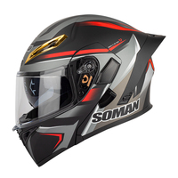 Casque de moto professionnel à double visière, modulaire, rabattable, intégral, pour la course en descente, le motocross, casque moto
