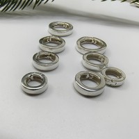 Fermoir à ressort en argent sterling 925 - Solution de fixation polyvalente, durable et sécurisée pour bracelets, colliers et chaînes