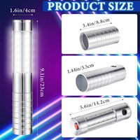 Bâton lumineux LED rechargeable de 23 cm, lumière stroboscopique, flash électronique, lumière de feux d'artifice pour le service de bouteilles de champagne et de vin