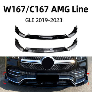 Pour Mercedes Benz GLE W167 C167 2020-2024 Spoiler de pare-chocs avant ABS 3x - Product Image 2