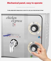 Nouvelle friteuse à pression électrique SURRI 10L pour poulet, 220V/110V, en acier inoxydable, de table, haute productivité, 16L pour restaurant