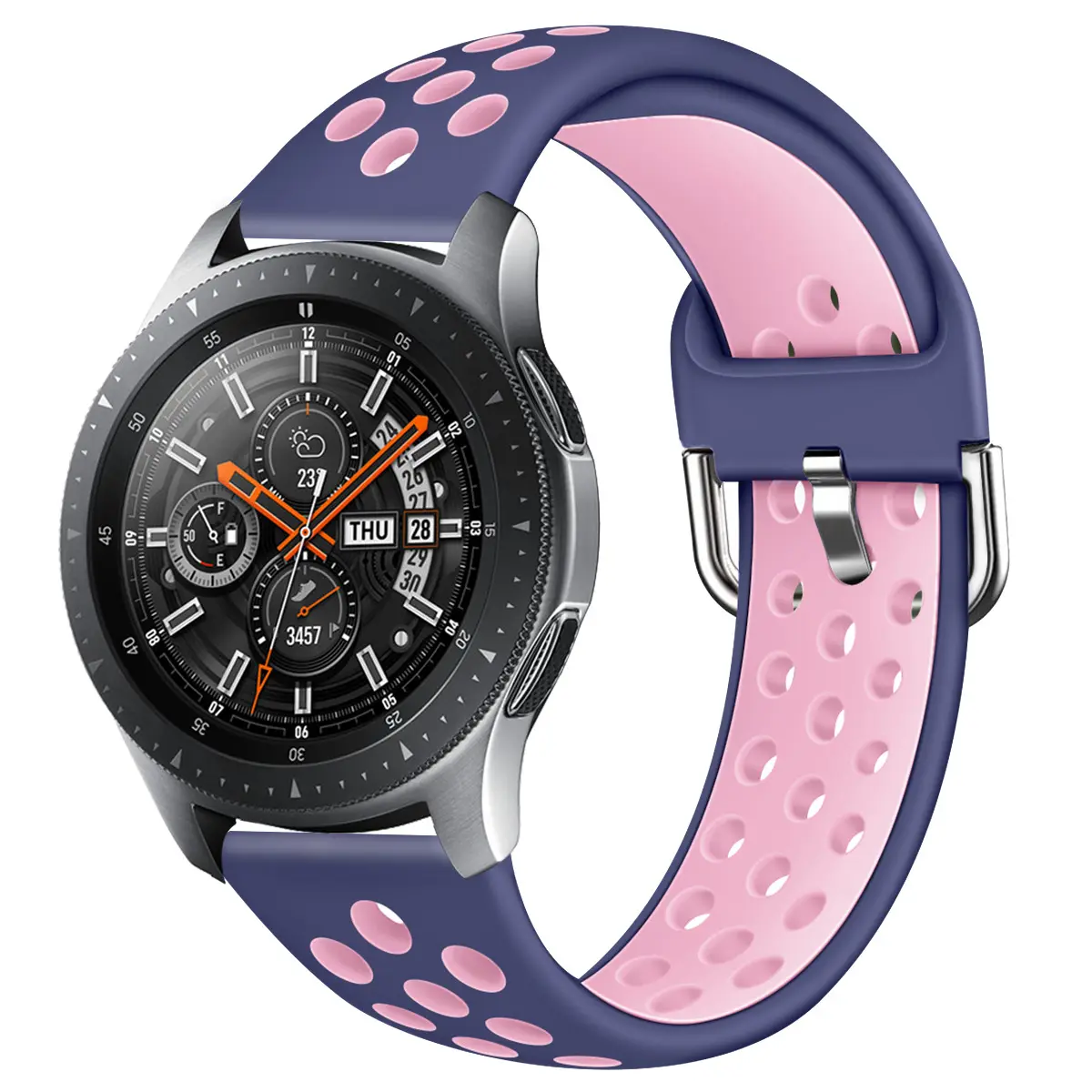 22mm 20mm Silicone strap for Samsung watch 3/4 Gear S3/Active 2 /Huawei watch 3/GT2 Sport Bracelet Belt for Amazfit GTR/Stratos