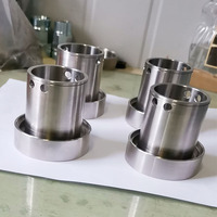 Usinage CNC, arbre d'étanchéité à bride 316, manchon en acier inoxydable duplex 2507, paroi arrière du boîtier AISI 410 pour services d'usinage de pompes