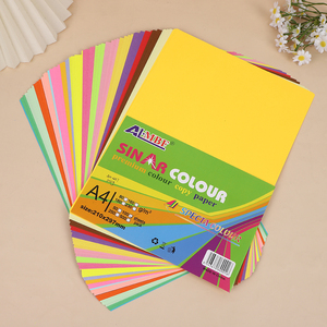 Haute qualité 70gsm 80gsm 120gsm 160gsm 180gsm <span class=keywords><strong>4a</strong></span> taille bricolage artisanat papier coloré carton - Product Image 3