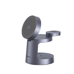 Para los nuevos lanzamientos de 2026, versión Q2.2. Cargador inalámbrico magnético 3 en 1 plegable de 25 W de <span class=keywords><strong>carga</strong></span> rápida para teléfono 17 16, reloj, auriculares, <span class=keywords><strong>airpods</strong></span> - Product Image 1