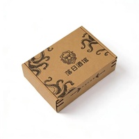 Boîtes d'expédition personnalisées en carton ondulé E-Flute recyclable pour e-commerce, emballage de vêtements avec fermeture éclair et bande déchirable