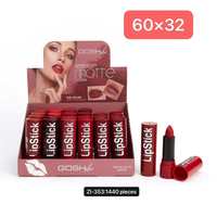 Serie Nude, Bajo MOQ, Buen Precio, Venta al por Mayor, 24 Unidades en Caja Exhibidora, Lápiz Labial de Colores Variados, Se Aceptan Pedidos OEM