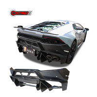 Kit de pare-chocs arrière style Vors en fibre de carbone pour Lamborghini Huracan LP610, diffuseur de pare-chocs, lèvre de pare-chocs, pièces automobiles