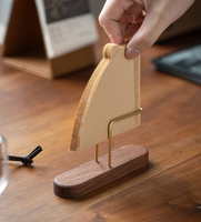 Support en bois pour filtres à café, porte-filtres en laiton pour café artisanal, support de rangement en bois massif, logo personnalisé