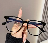 Lunettes anti-lumière bleue à changement de couleur, monture large personnalisée, lunettes de correction de la myopie pour hommes et femmes